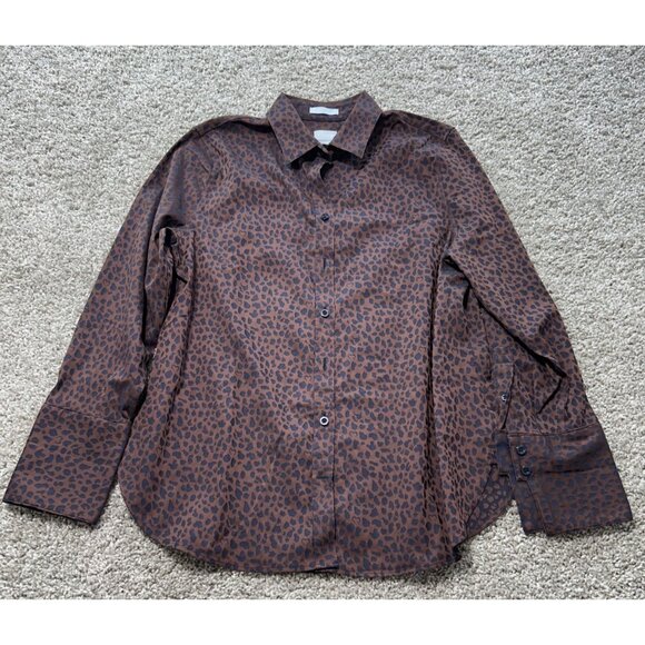 Chico's Women's Sz S No-Iron Button-Down Long Sleeve Shirt - Picture 10 of 10